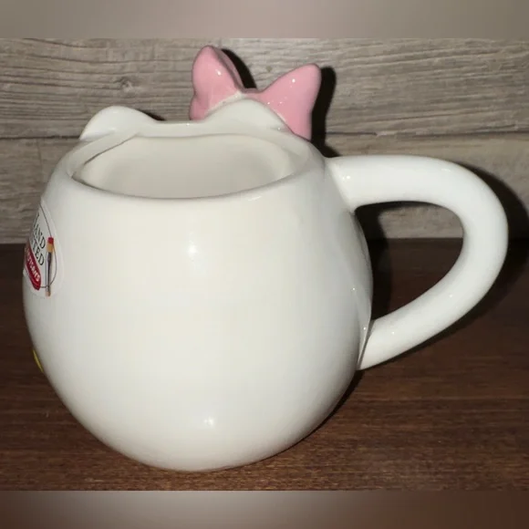 Cute 🥰 Daisy Duck 🦆 3D Ceramic Mug With Pink Bow 🎀 Disney Character Face - Picture 9 of 11